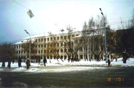 Izhevsk school #27 in winter